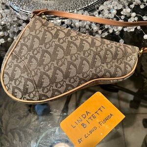 Christian Dior Trotteur Saddle bag Pouchette